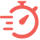 Clock red